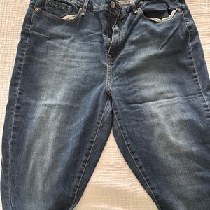 Women's Blue Boyfriend Jeans